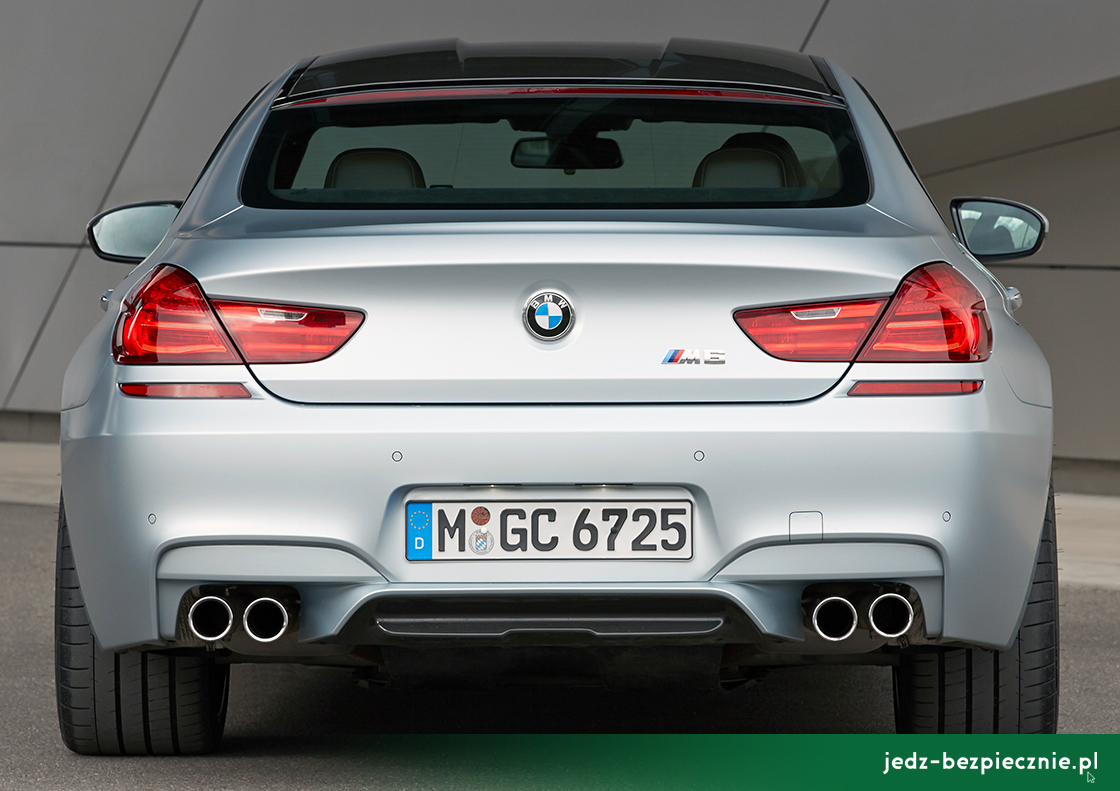Akcje przywoławcze do serwisów - kwiecień 2020 - BMW M6 Gran Coupe
